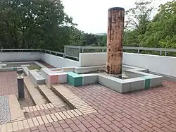 Brunnenanlage im Olympischen Dorf