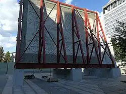 Umzug des Wandbilds Fiskeren im Juli 2020