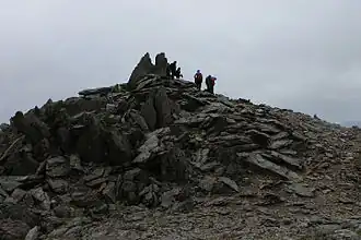 Der Gipfel von Glyder Fawr