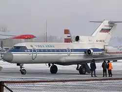 Yak-40 der Tuva Airlines