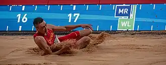 Zhu Yaming Rang sieben mit 16,79 m