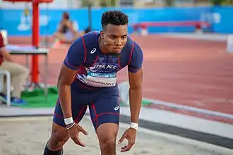 Yann Randrianasolo schaffte mit 7,33 m nicht die Finalqualifikation