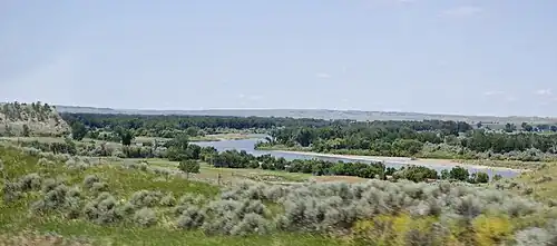 Yellowstone bei Miles City, Montana