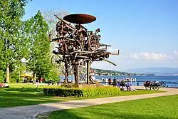 Eisenplastik Heureka von Jean Tinguely