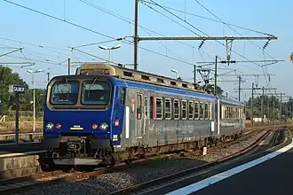 Z 9606 im Bahnhof Saumur
