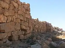 Die östliche Umwehrung von Süden (Zustand 2014)