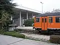 Nahverkehrstriebwagen im Bahnhof Zadar (2007)