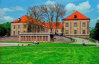 Parkseite des Schlosses