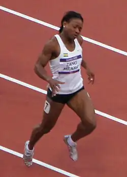 Ruddy Zang Milama verfehlte in ihrem Vorlauf den zum Weiterkommen berechtigenden Platz drei um eine Hundertstelsekunde