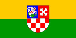 Flagge der Gespanschaft Bjelovar-Bilogora