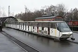 Gas-Zug auf Zeche Zollern 2013, seit 2016 Parkeisenbahn Peißnitzexpress Halle (Saale)