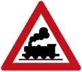Zeichen 151: Unbeschrankter Bahnübergang (BRD, 1971–1992)
