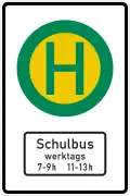 Zeichen 224-51 Schulbushaltestelle