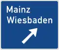Zeichen 332-20 Ausfahrt von der Autobahn