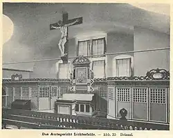 Betsaal für Katholiken und Protestanten im 2. Obergeschoss im Vorbau