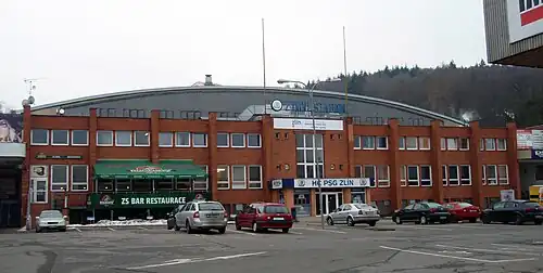 Das Zimní stadion Luďka Čajky in Zlín