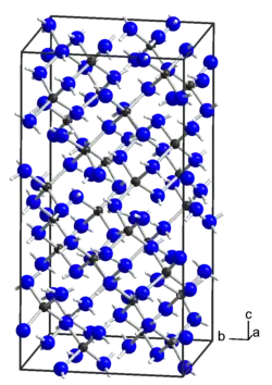 Kristallstruktur von Zinkamid