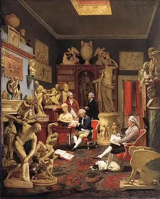 Charles Townley in his Sculpture Gallery, 1782