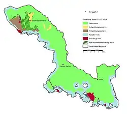 Karte der Zonierung des Nationalparks Bayerischer Wald