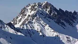 Gamspleisspitze von Südosten, aus dem hinteren Fimbertal