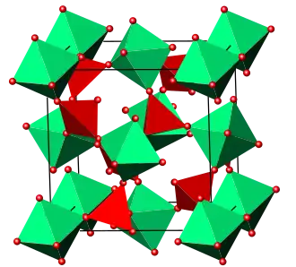 Struktur von Zirconiumwolframat