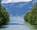 Mündung der Aare in den Brienzersee