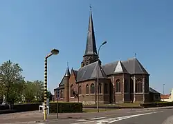 Zulte, Kirche: die Sint-Petrus-en-Paulus Kerk