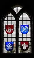 Linkes Fenster mit Zunftwappen (* 2017)