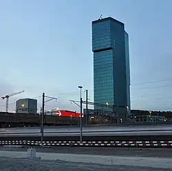 Baustelle im April 2011