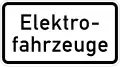 Zeichen 1050-33: Elektrofahrzeuge