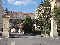 Torpfeiler des ehemaligen Stadttors