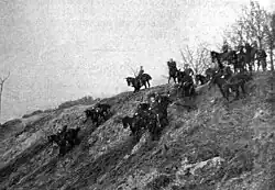 Reitübungen der Offiziere des 2. Pommerschen Ulanen-Regiments Nr. 9 in Demmin