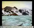 Fornogletscher mit Aufstieg zur Fornohütte SAC. Historisches Bild von Leo Wehrli (1923)