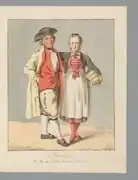 Josef Reinhard: C. Merkli, E. Fischer: Trachten des Kantons Aargau (1801)