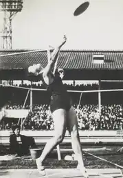 Olympiasiegerin Olga Fikotová (Foto aus dem Jahr 1960)