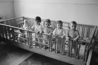 Kinderheim der UNICEF im Überschwemmungsgebiet in Rumänien, 1970