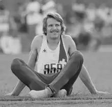 Der neuntplatzierte Rolf Bernhard