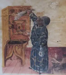 Entfernen der Krümel gesäuerten Brotes