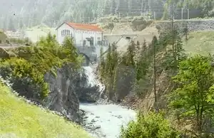Kraftwerk Wassen im Jahr 1949