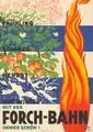 Reklame für die Forchbahn (1931)