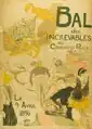 Werbeplakat für den "Bal des Increvables" (1896)