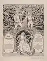 Lied der deutschen Sänger in Österreich, Blatt 43 aus: "Neue Flugblätter – Volkstümliche Lieder mit Zeichnungen hervorragender deutscher Künstler" (1901)