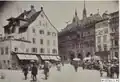 Basler Marktplatz mit Rathaus, vor 1898