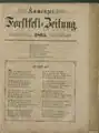 Kamenzer Forstfest-Zeitung 1865