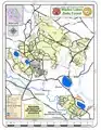 Gebiets Mappe von Bladen Lakes State Forest